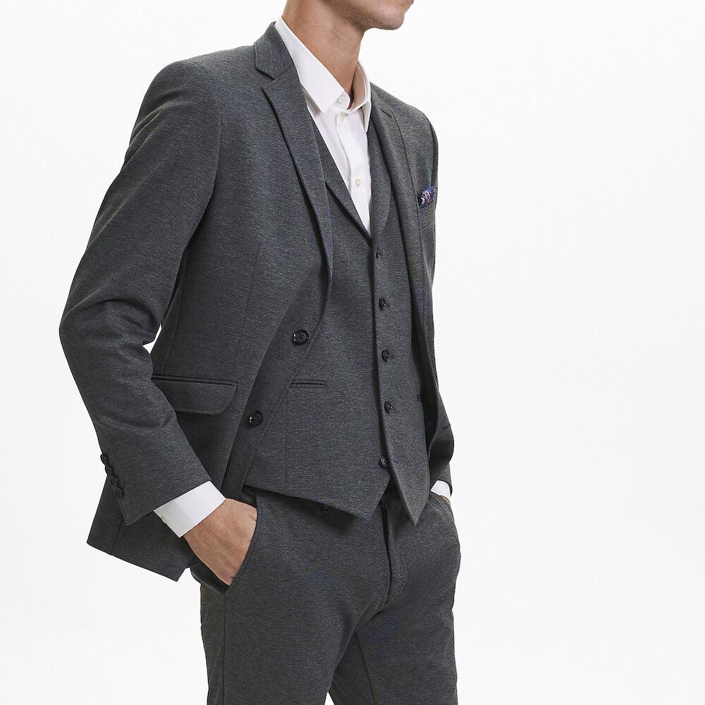 SUNWILL Extreme Flexibility Blazer Modern Fit - Charcoal - No Generation