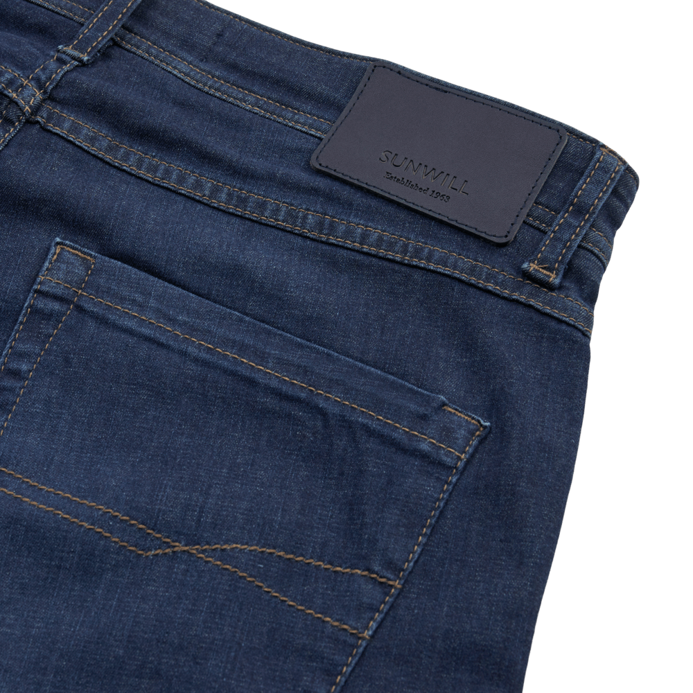SUNWILL Jeans Super Stretch Fitted Fit - Dark Blue - No Generation