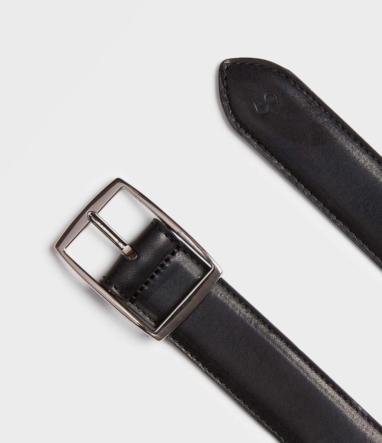 Saddler Dragon Läderbälte Vändbart - Black/Cognac - No Generation