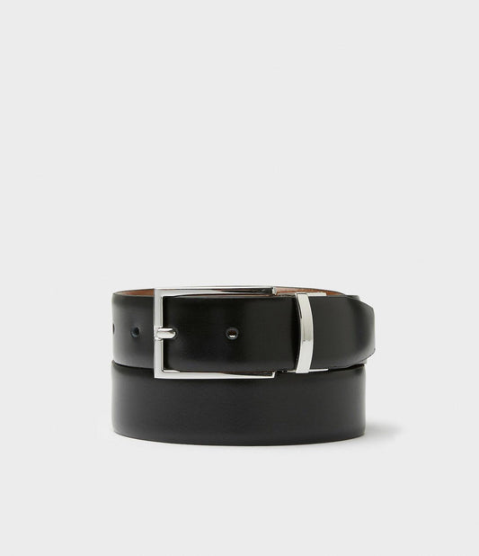 Saddler Frans Läderbälte Vändbart - Svart/Brun - No Generation