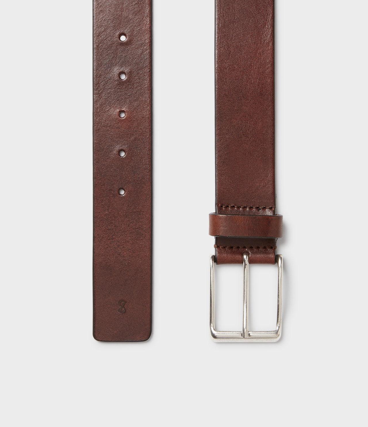 Saddler Hermann Läderbälte - Brun - No Generation