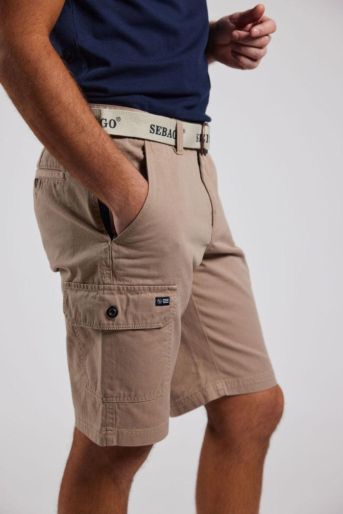Sebago Cargo Crew Shorts - Khaki Old - No Generation