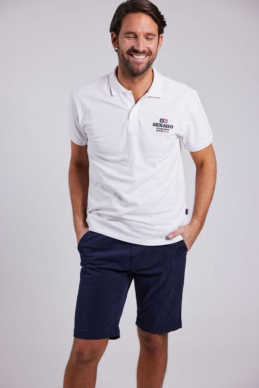 Sebago Classic Pique - White - No Generation