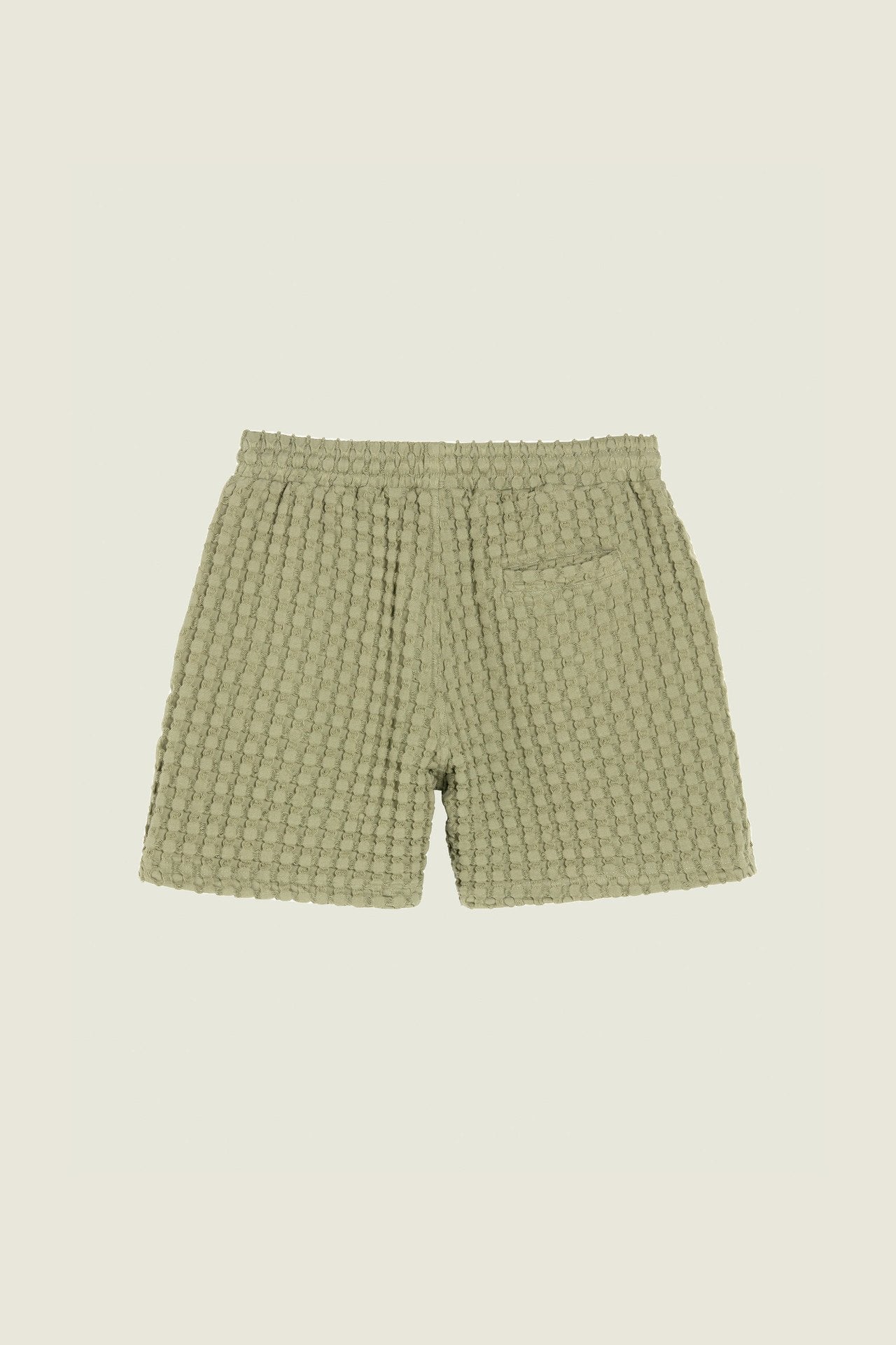 OAS Dusty Green Porto Waffle Shorts