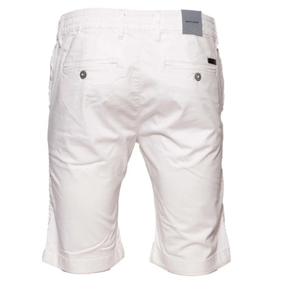 Pierre Cardin Lyon Bermuda Linen Shorts - White