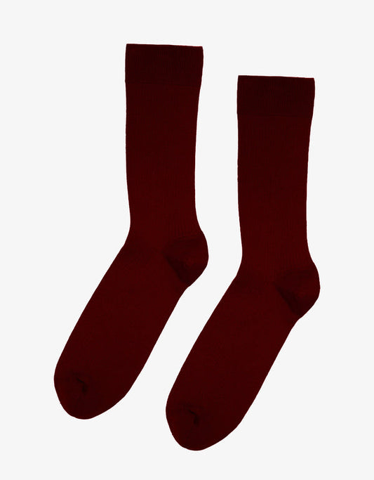 Colorful Standard Classic Organic Sock - Oxblood Red