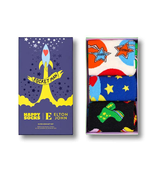 Happy Socks Elton John 3-Pack Gift Set