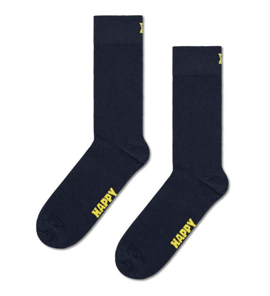 Happy Socks Solid Navy Sock