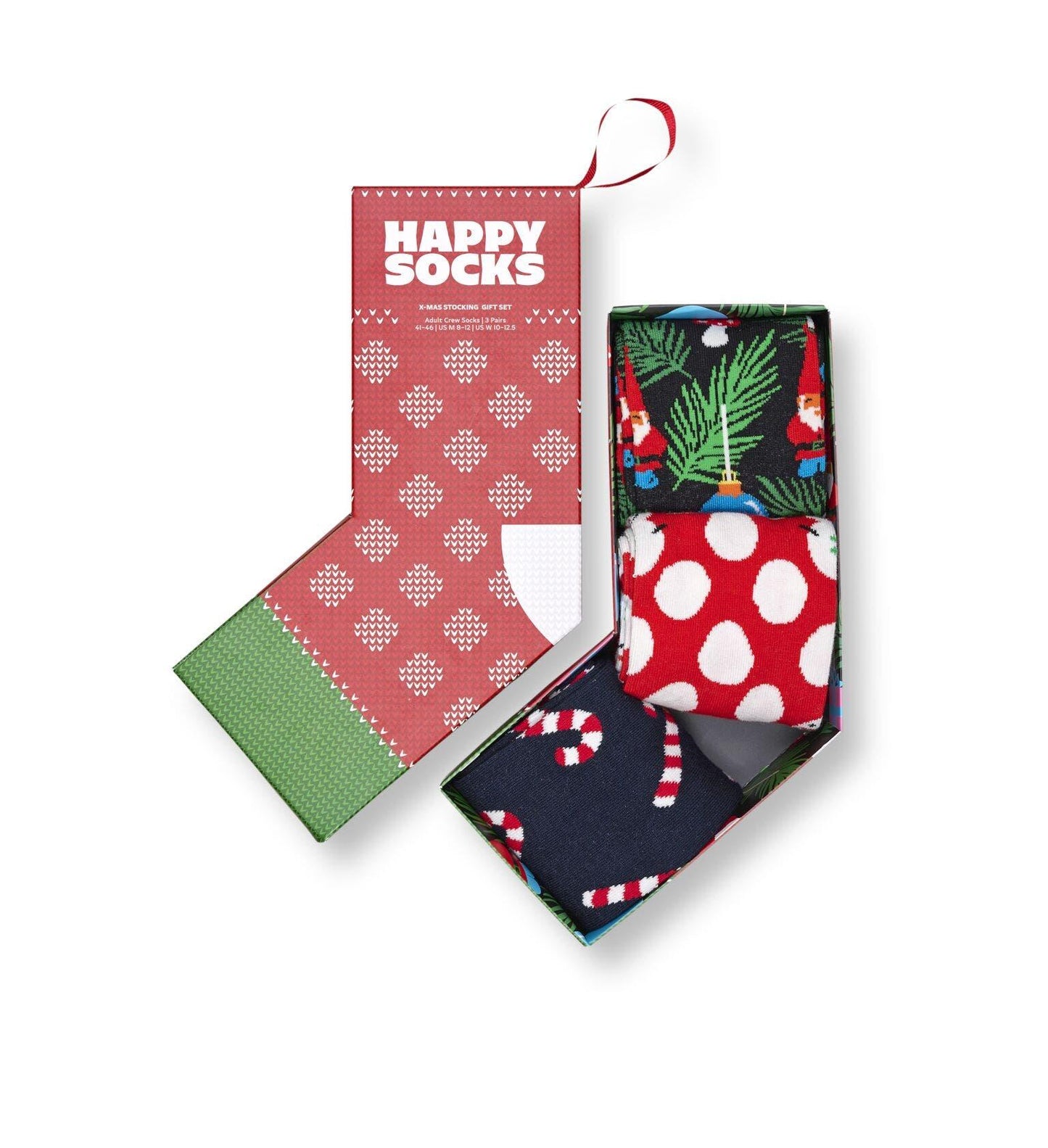 3-pack julstrumpa från Happy Socks