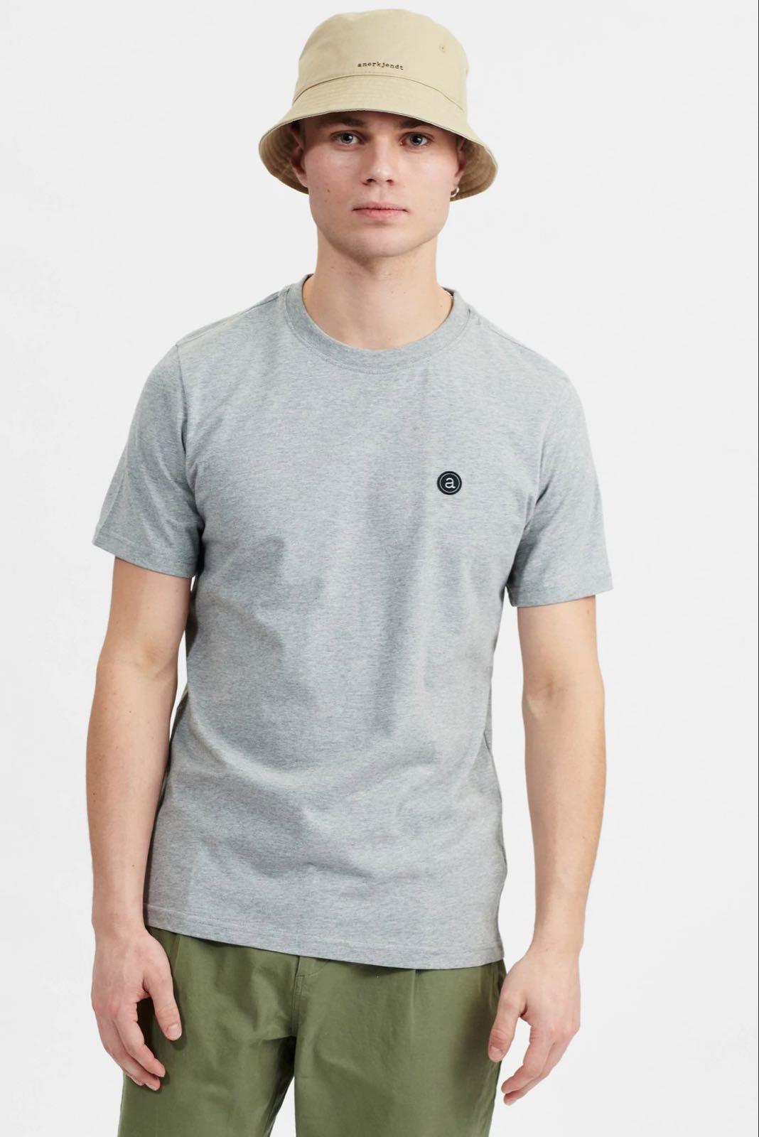 Anerkjendt Rod T-Shirt - Light Grey Mel No Generation