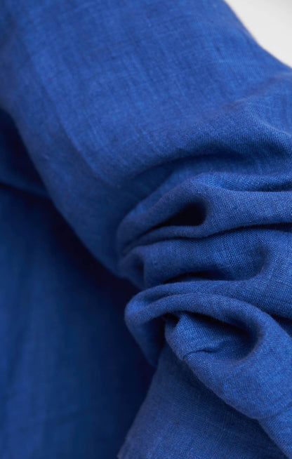 Boomerang Koster Linen Shirt - Blue Depth - No Generation