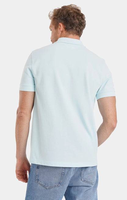 Boomerang Utö Pique Polo Shirt - Aqua - No Generation