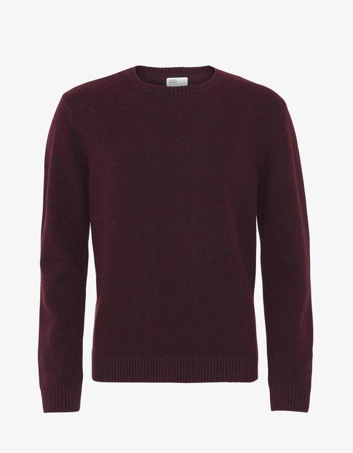 Colorful Standard Classic Merino Wool Crew Neck - Oxblood Red - No Generation
