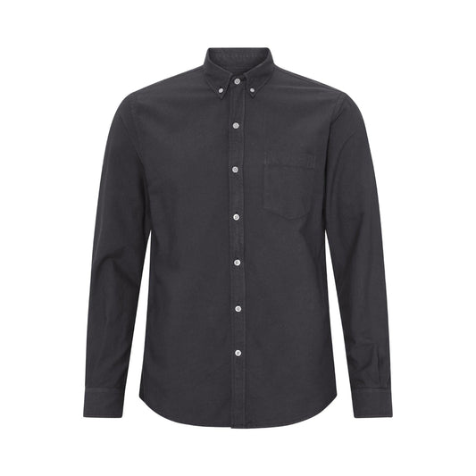 Colorful Standard Organic Button Down Shirt - Lava Grey - No Generation