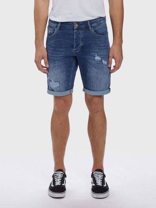 GABBA Jason K3787 SANZA Shorts - Mid Blue Denim - No Generation