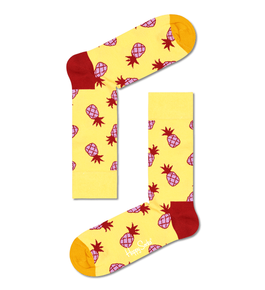 Happy Socks Pineapple Sock Yellow - No Generation