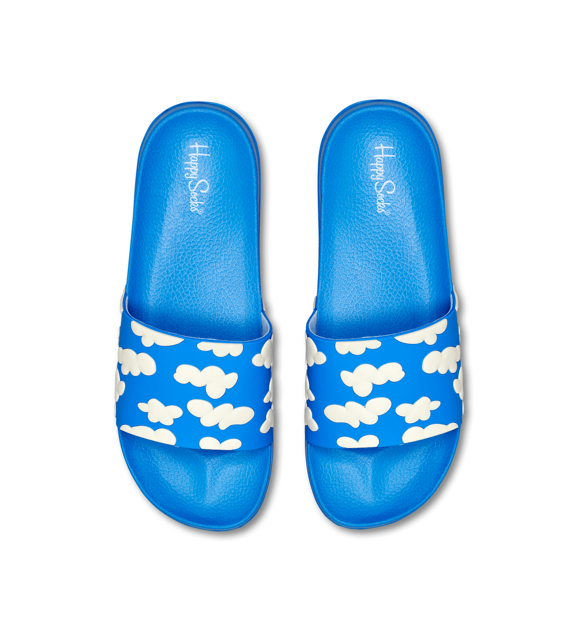 Happy Socks Pool Slider Cloudy  - Blue - No Generation