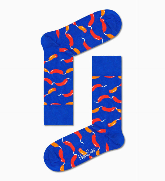 Happy Socks Sausage Sock Blue - No Generation