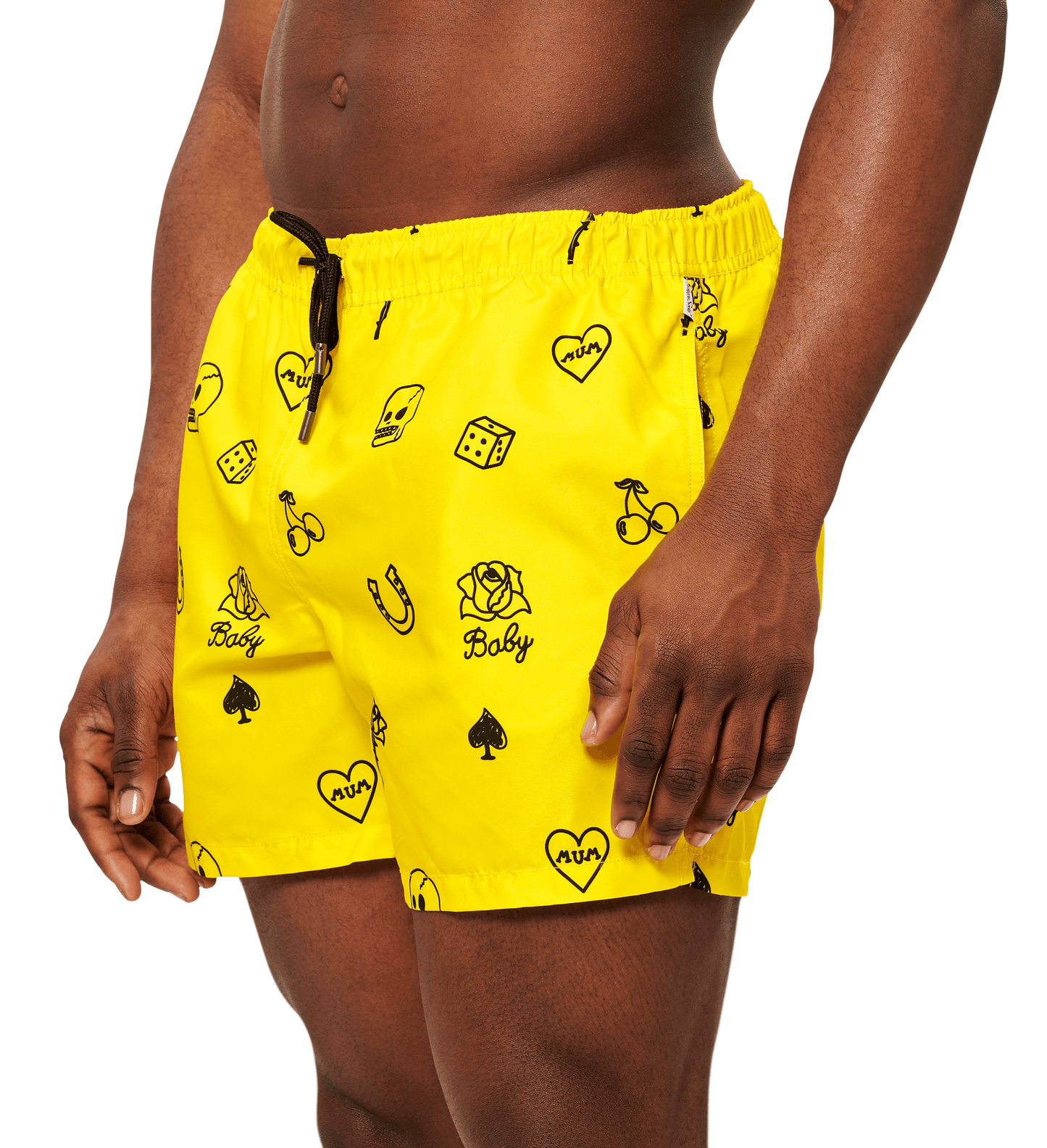 Happy Socks What Happened In Vegas Swim Shorts - Yellow - No Generation