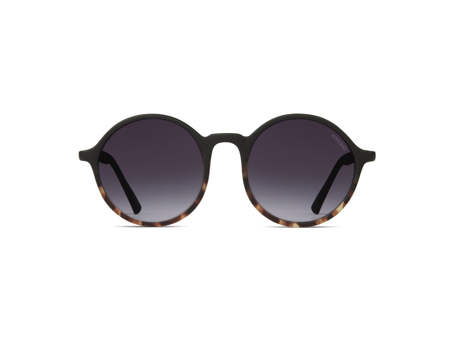 KOMONO Madison Matte Black/Tortoise Solglasögon - No Generation