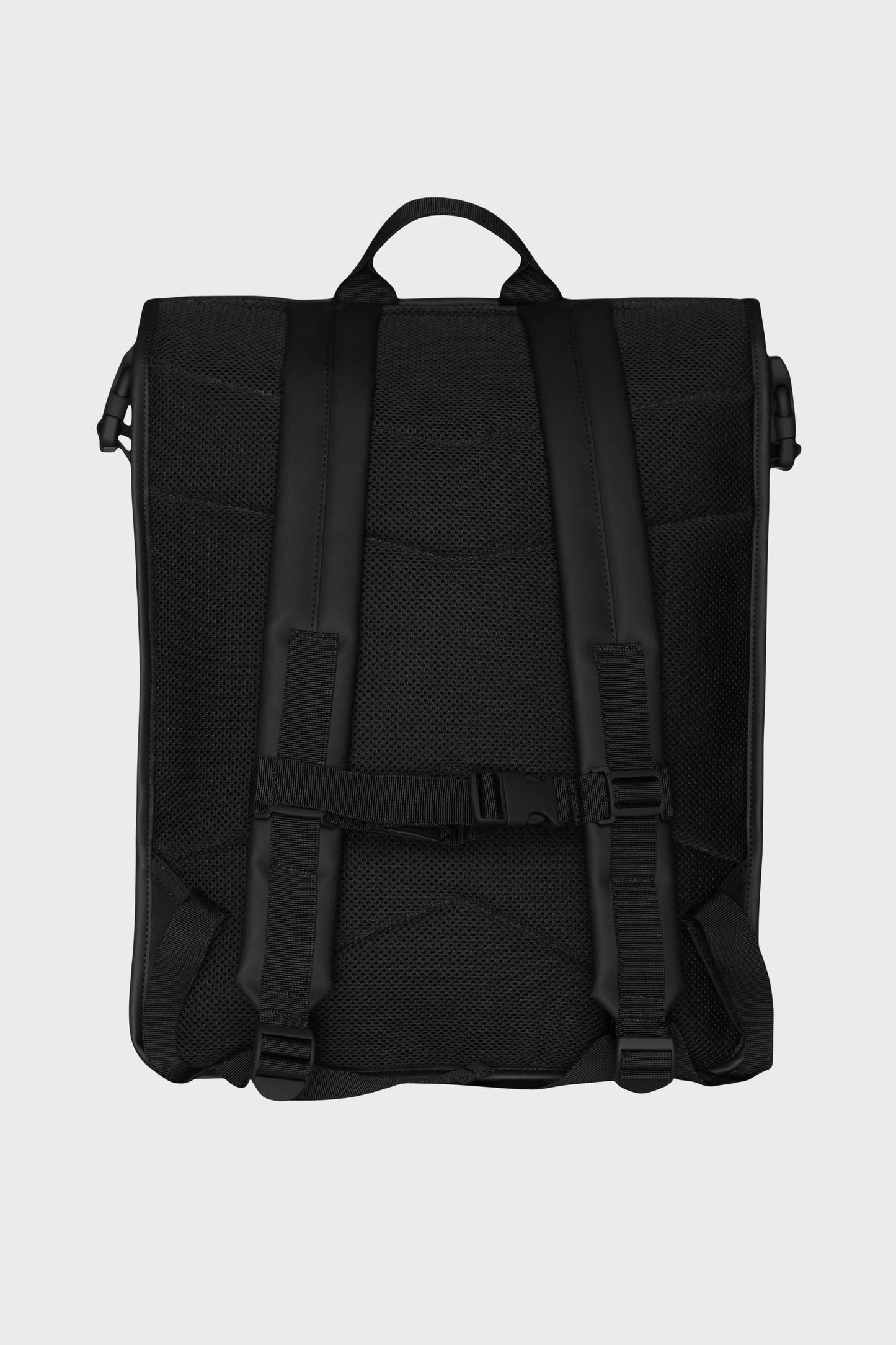 Rains Buckle Rolltop Bag - Black - No Generation