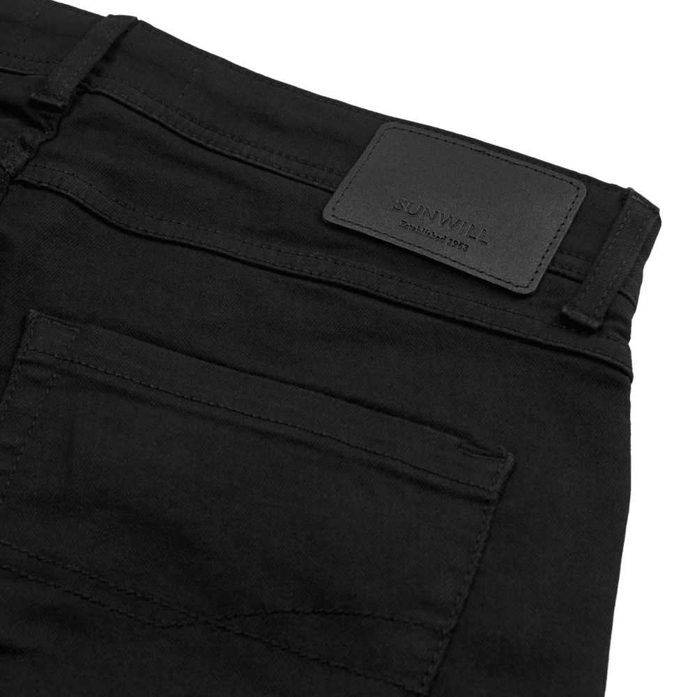 SUNWILL Jeans Super Stretch Fitted Fit - Black - No Generation