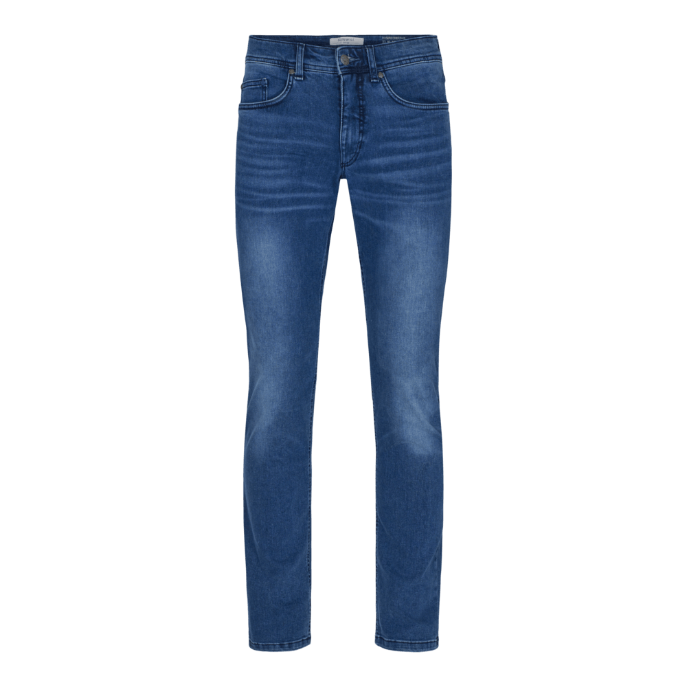 SUNWILL Jeans Super Stretch Fitted Fit - Medium Blue - No Generation