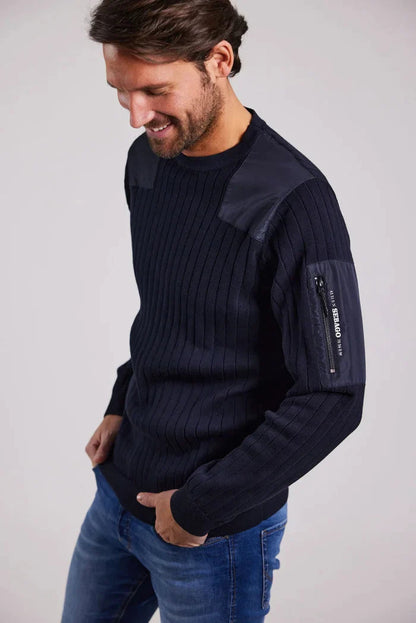 Sebago Commando Sweater - Navy - No Generation
