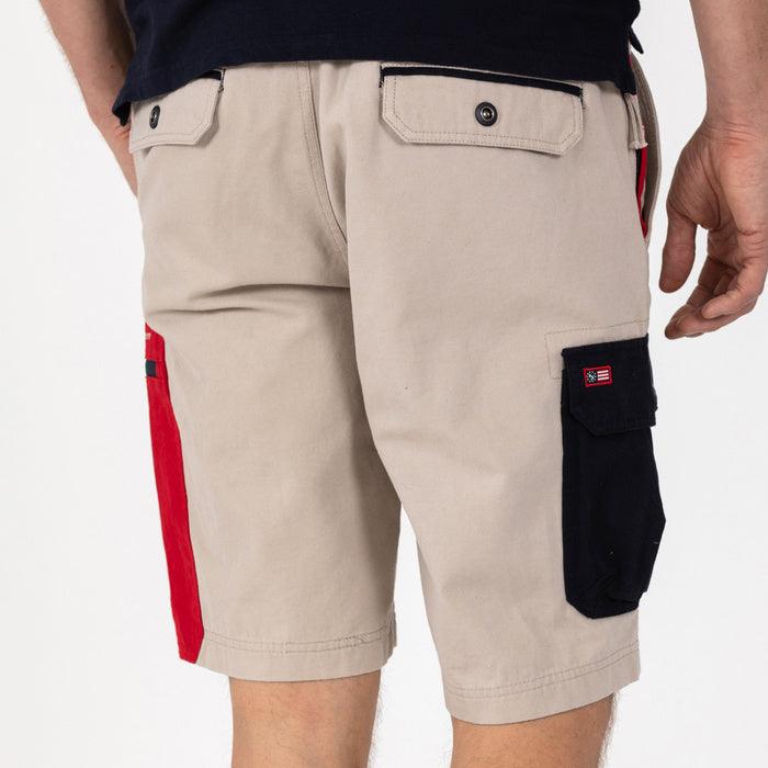 Sebago Red Pocket Shorts - Beige - No Generation